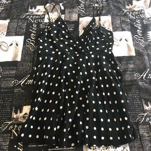 Black and white dress
